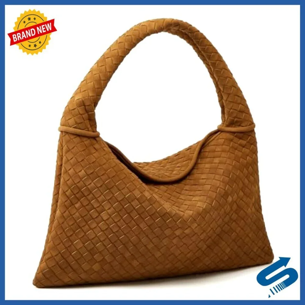 Suede Hobo Bag Crossbody Tote Shoulder Purse Work Travel